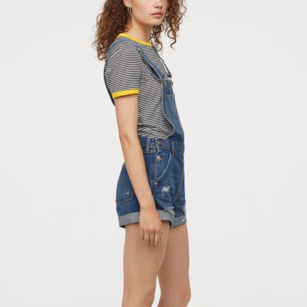 Divided overall shorts - Picture 2 of 4